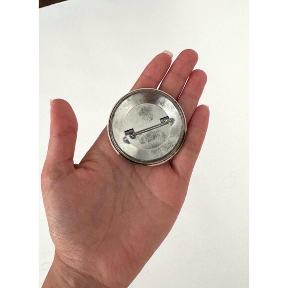 80s vintage mouse cartoon philipp die maus novelty metal button pin pinback gift - Picture 3 of 6